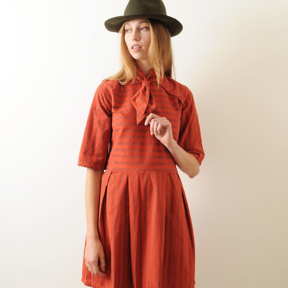 Ace and Jig Roxie Dress in Henna NWOT